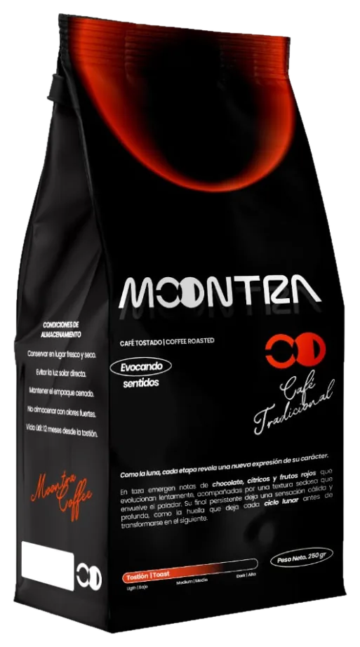 Empaque Moontra Café Tradicional 250 g
